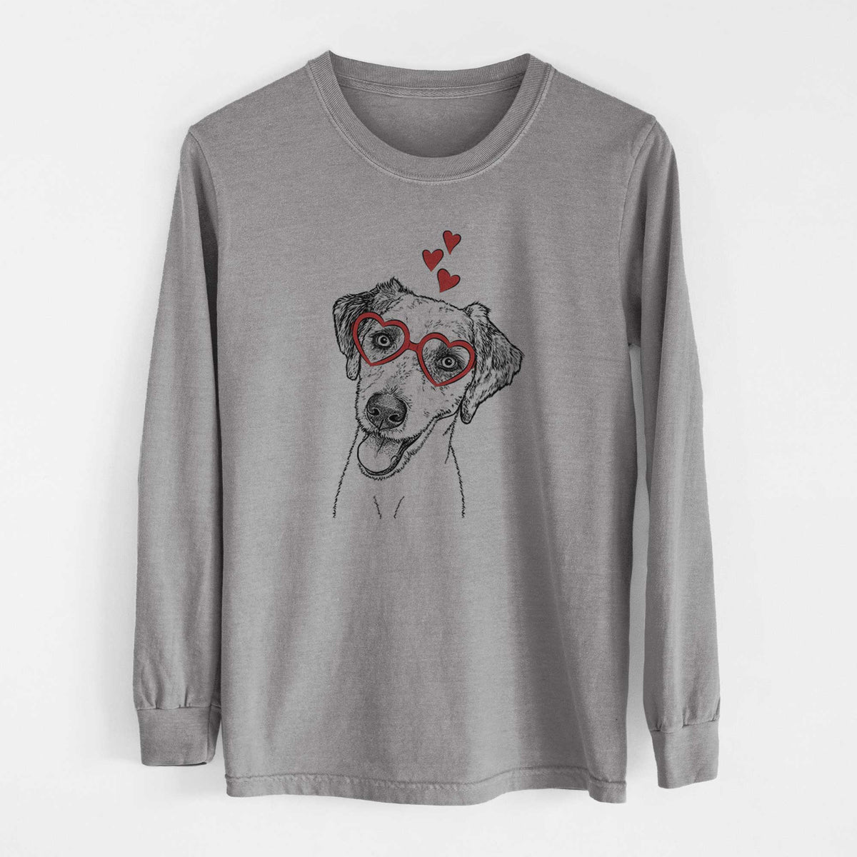 Valentine Palm Palm the Aussiedoodle - Heavyweight 100% Cotton Long Sleeve