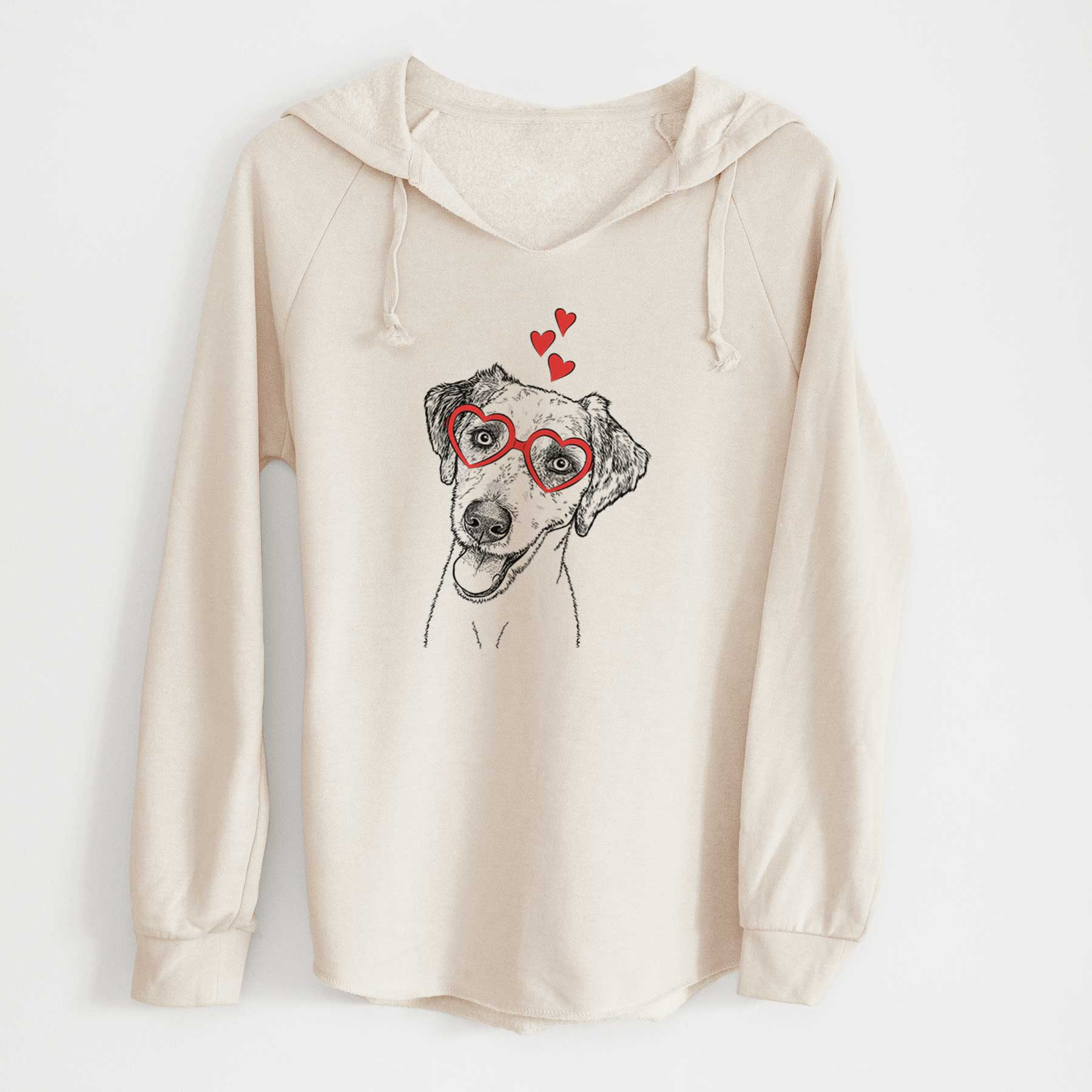 Valentine Palm Palm the Aussiedoodle - Cali Wave Hooded Sweatshirt