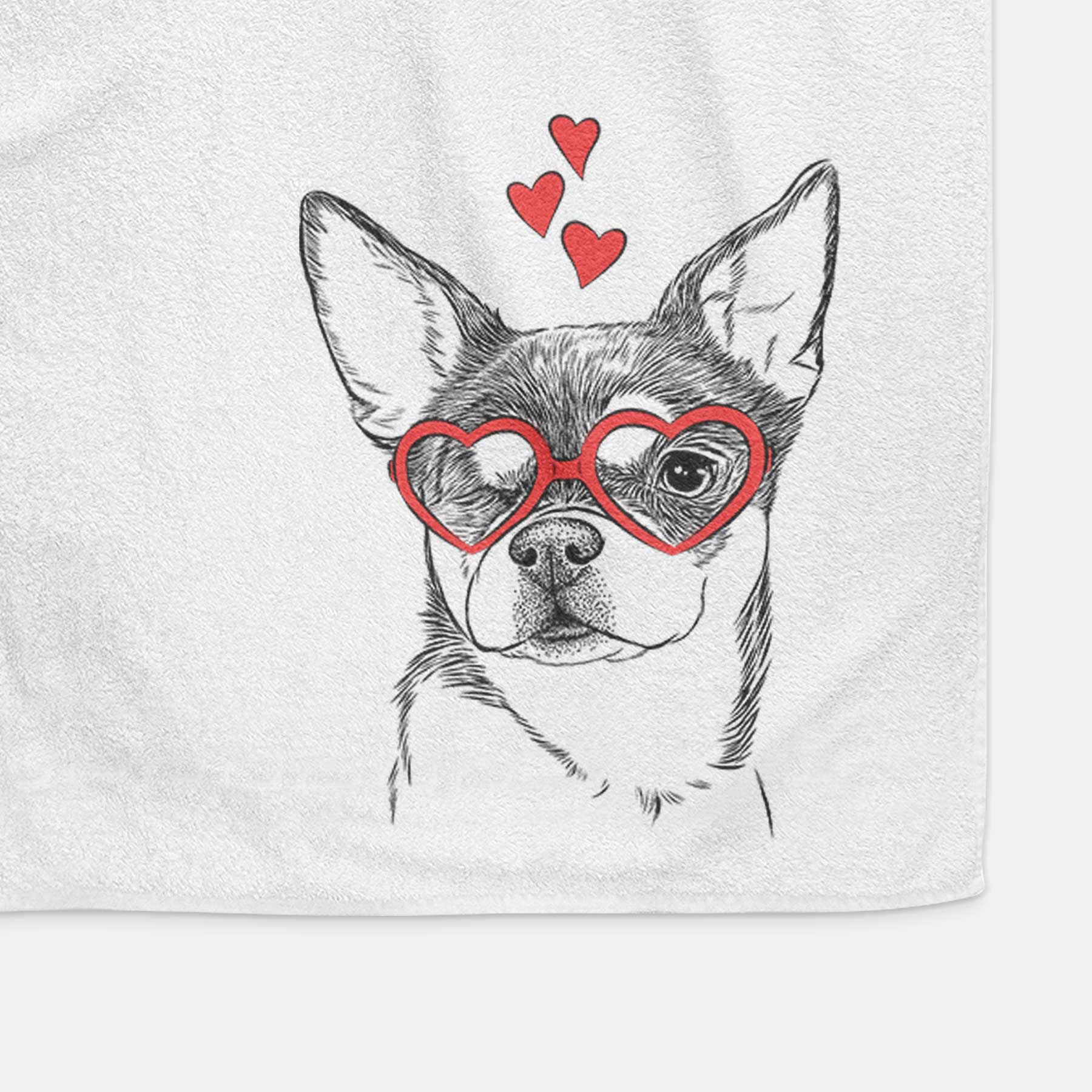 Paris the Chihuahua Decorative Hand Towel