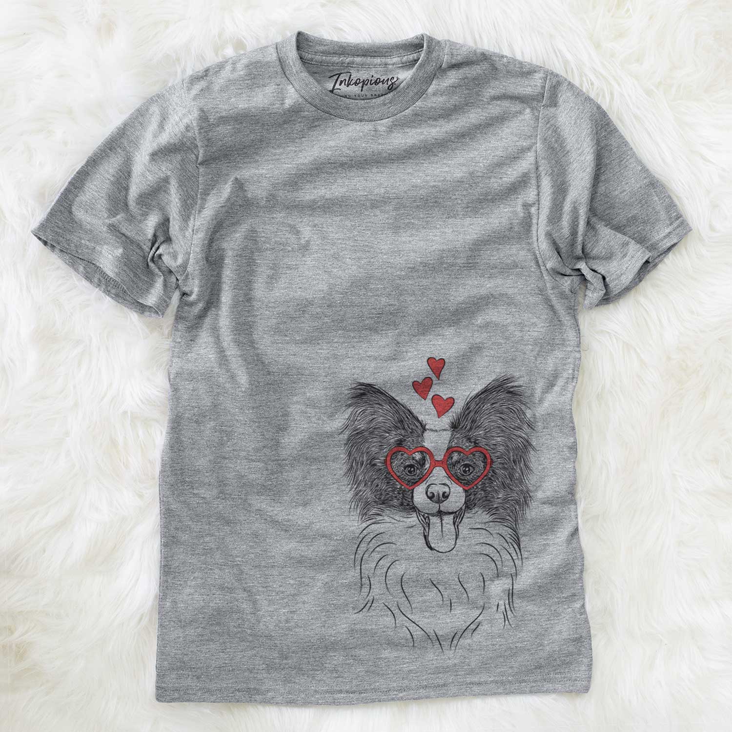 Valentine Patrick the Papillon - Unisex Crewneck