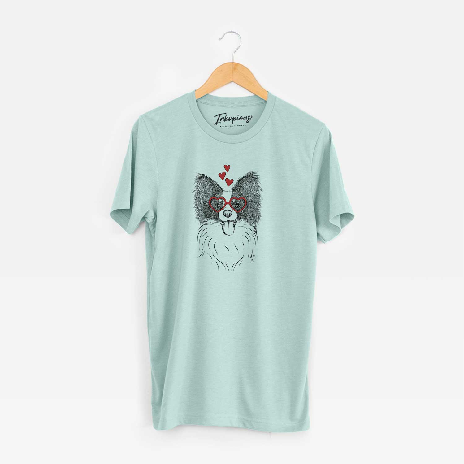 Valentine Patrick the Papillon - Unisex Crewneck