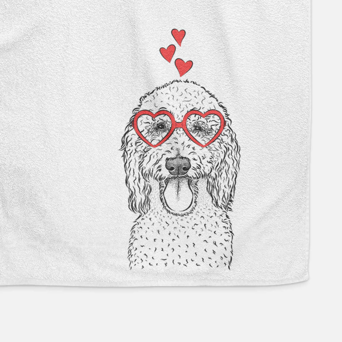 Pavlov the Goldendoodle Decorative Hand Towel