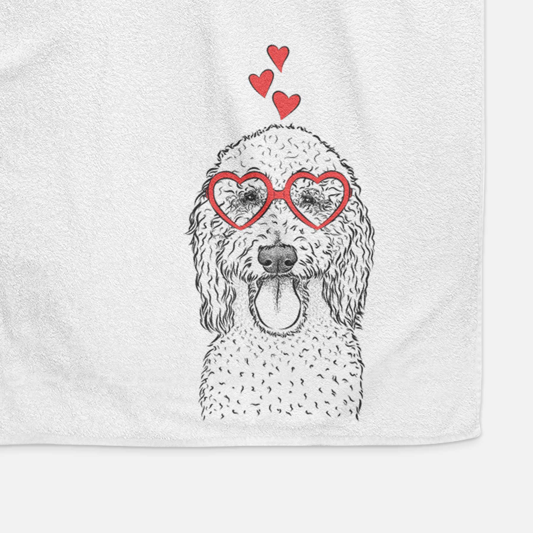 Pavlov the Goldendoodle Decorative Hand Towel