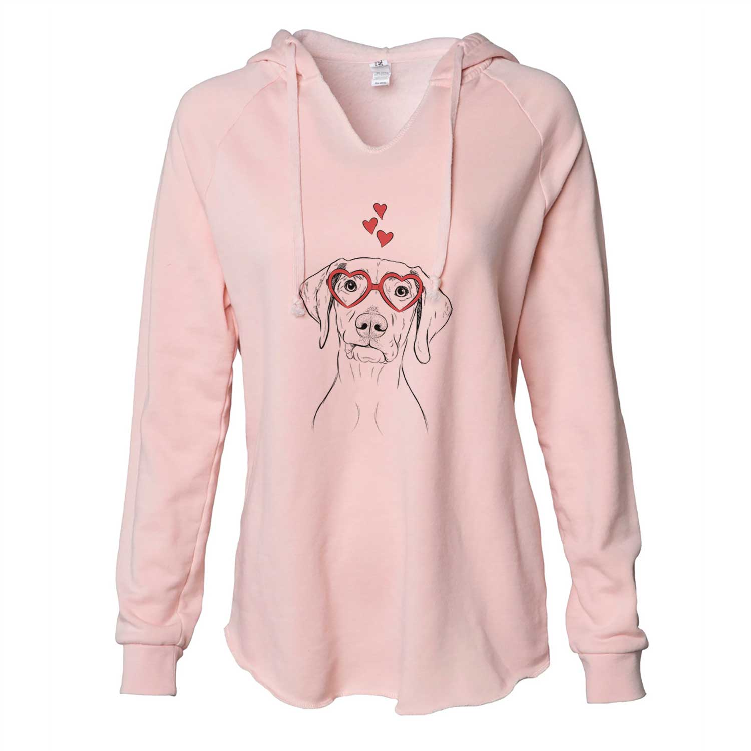 Valentine Pawley the Vizsla - Cali Wave Hooded Sweatshirt