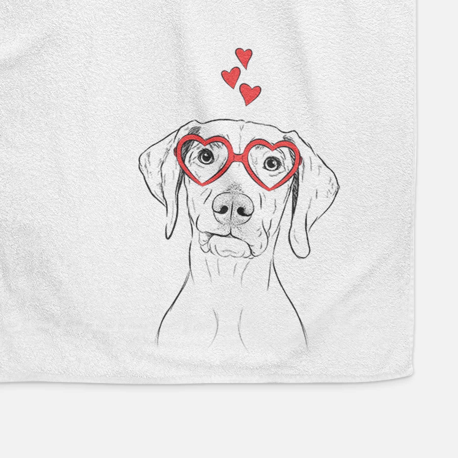 Pawley the Vizsla Decorative Hand Towel