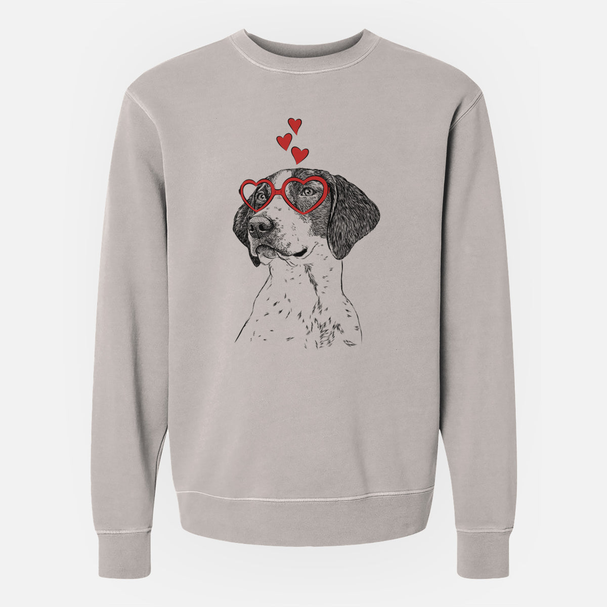 Valentine Payton the Mixed Breed - Unisex Pigment Dyed Crew Sweatshirt