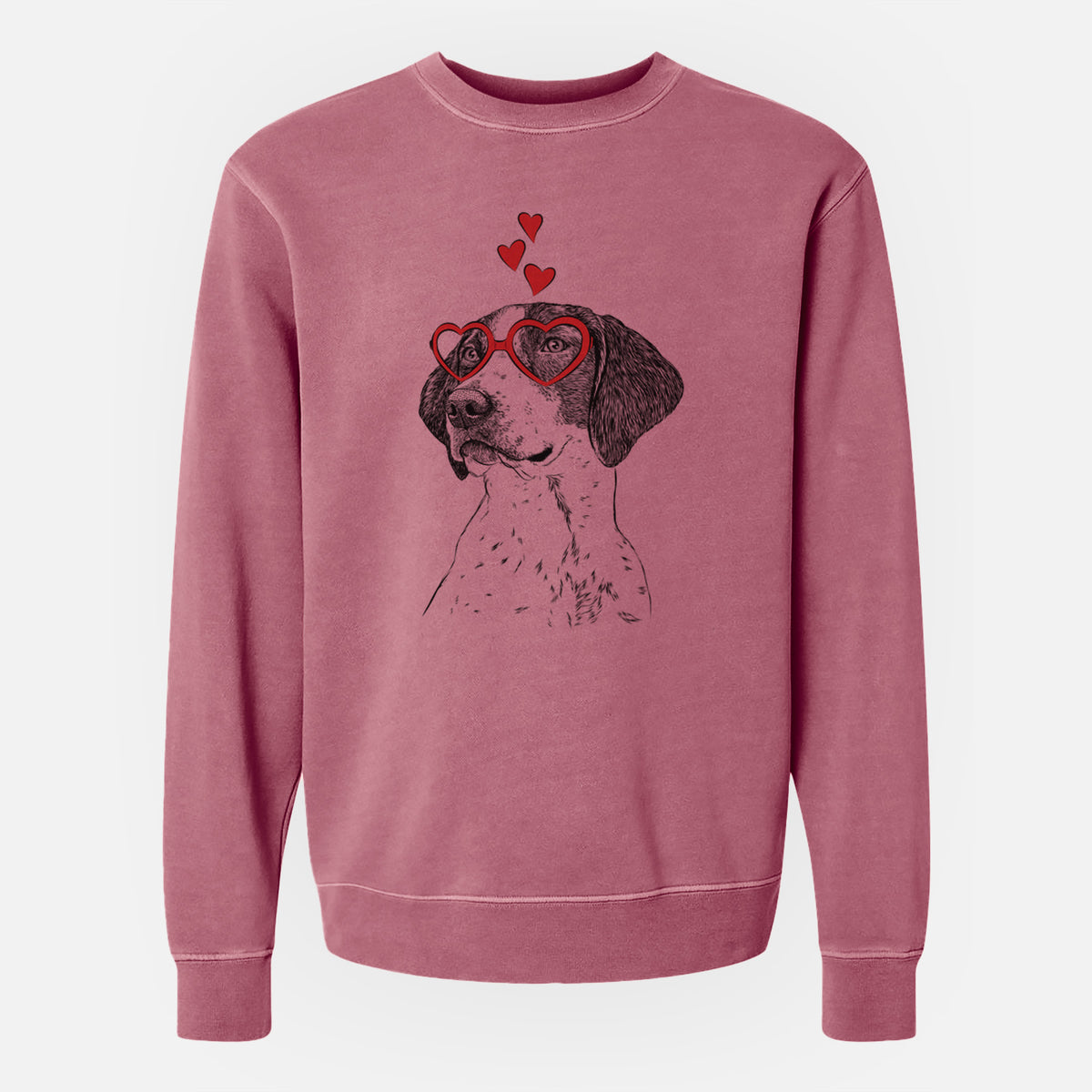 Valentine Payton the Mixed Breed - Unisex Pigment Dyed Crew Sweatshirt