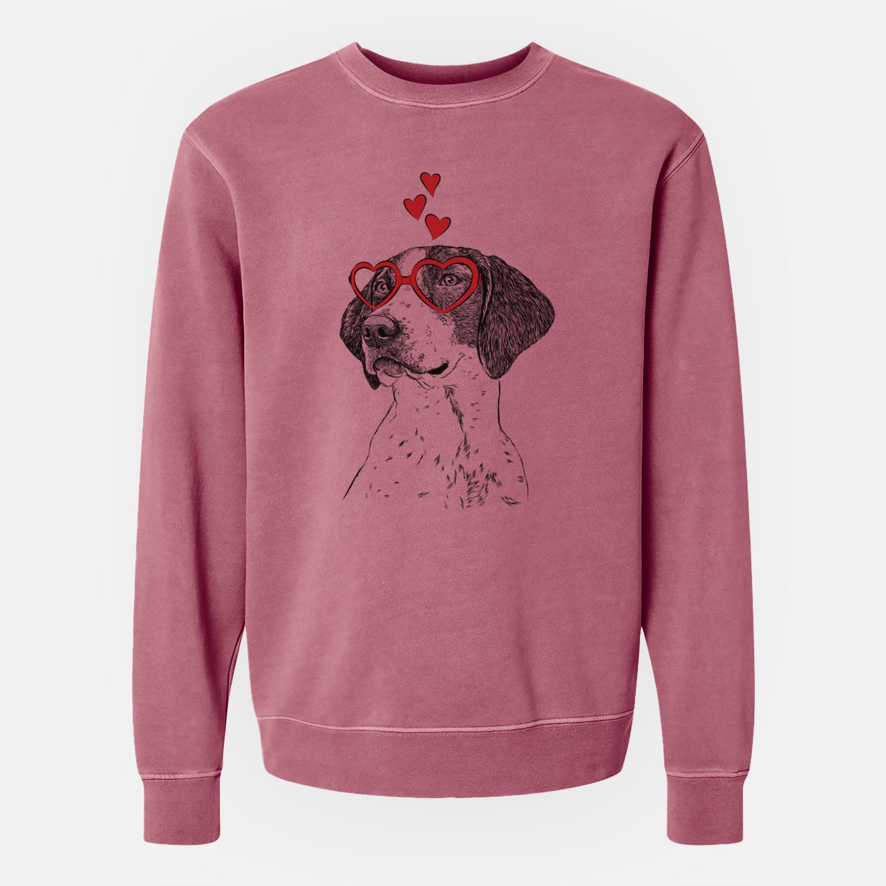 Valentine Payton the Mixed Breed - Unisex Pigment Dyed Crew Sweatshirt