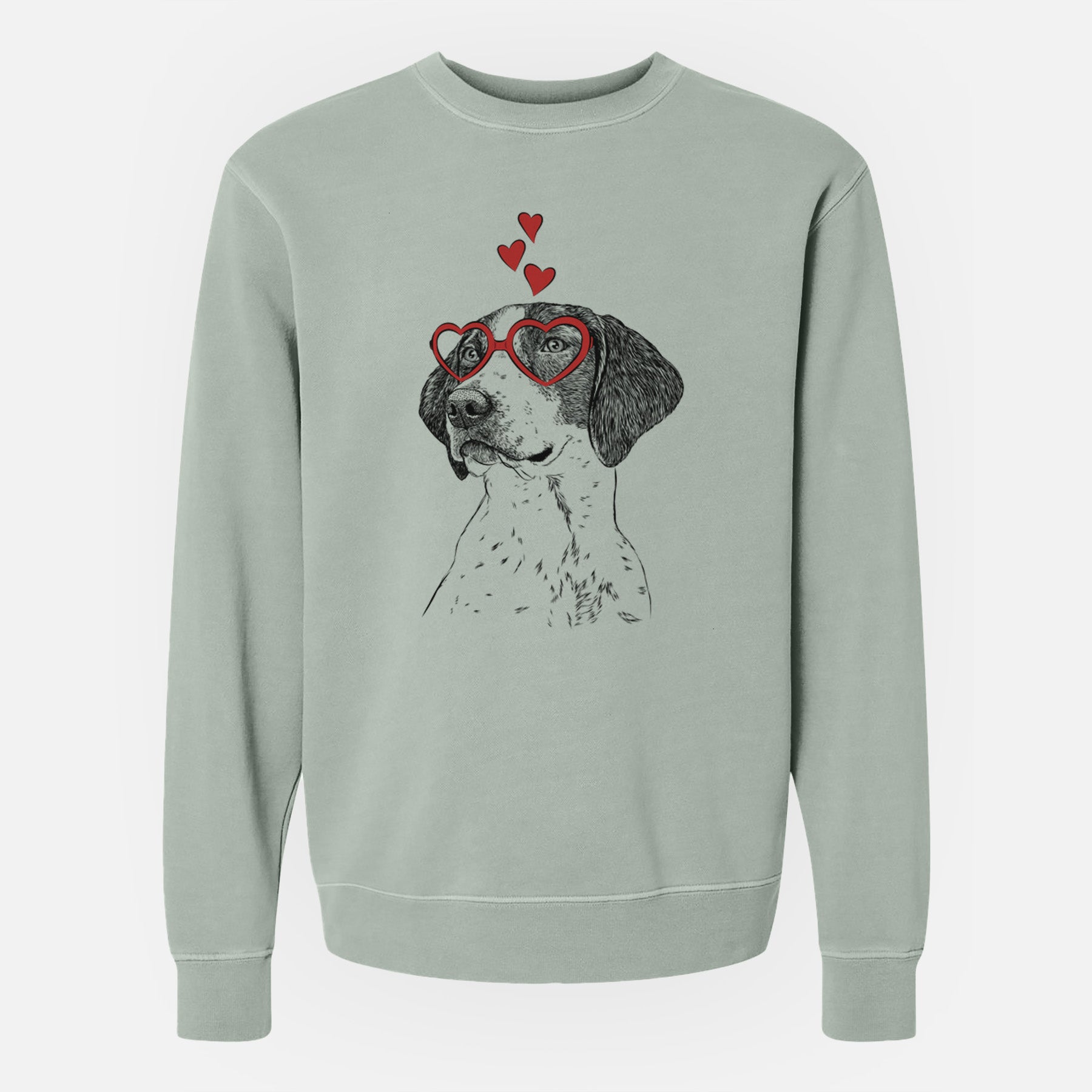 Valentine Payton the Mixed Breed - Unisex Pigment Dyed Crew Sweatshirt