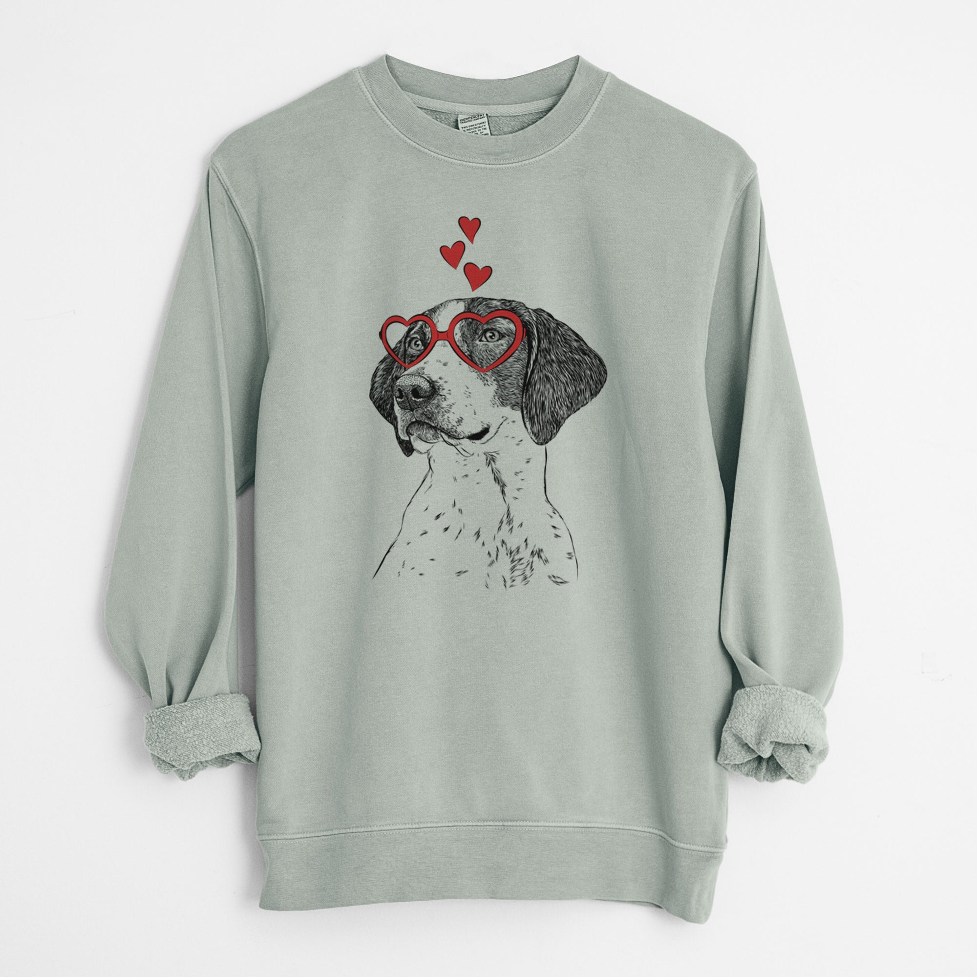 Valentine Payton the Mixed Breed - Unisex Pigment Dyed Crew Sweatshirt