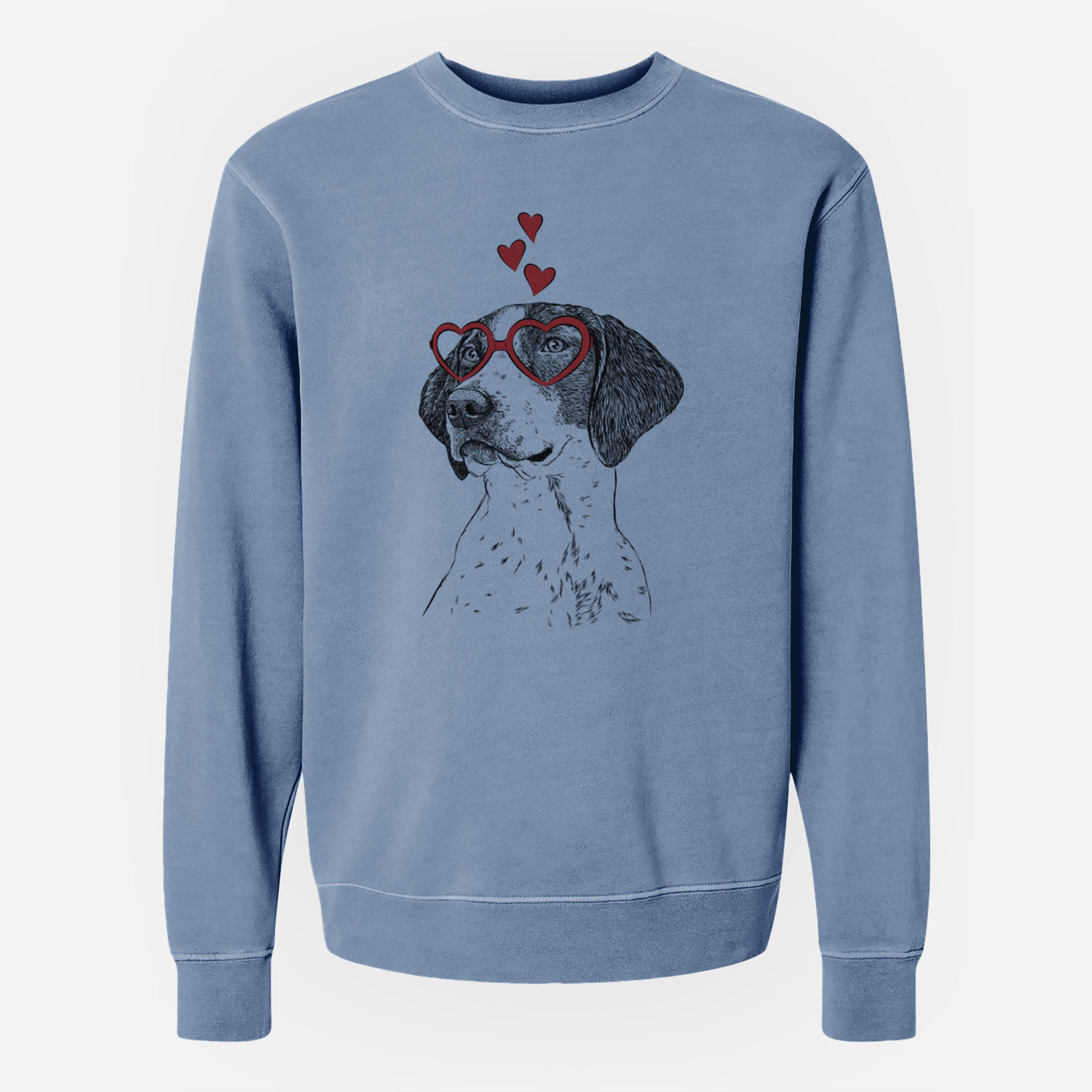 Valentine Payton the Mixed Breed - Unisex Pigment Dyed Crew Sweatshirt