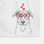 Peanut the Lab Mix Decorative Hand Towel