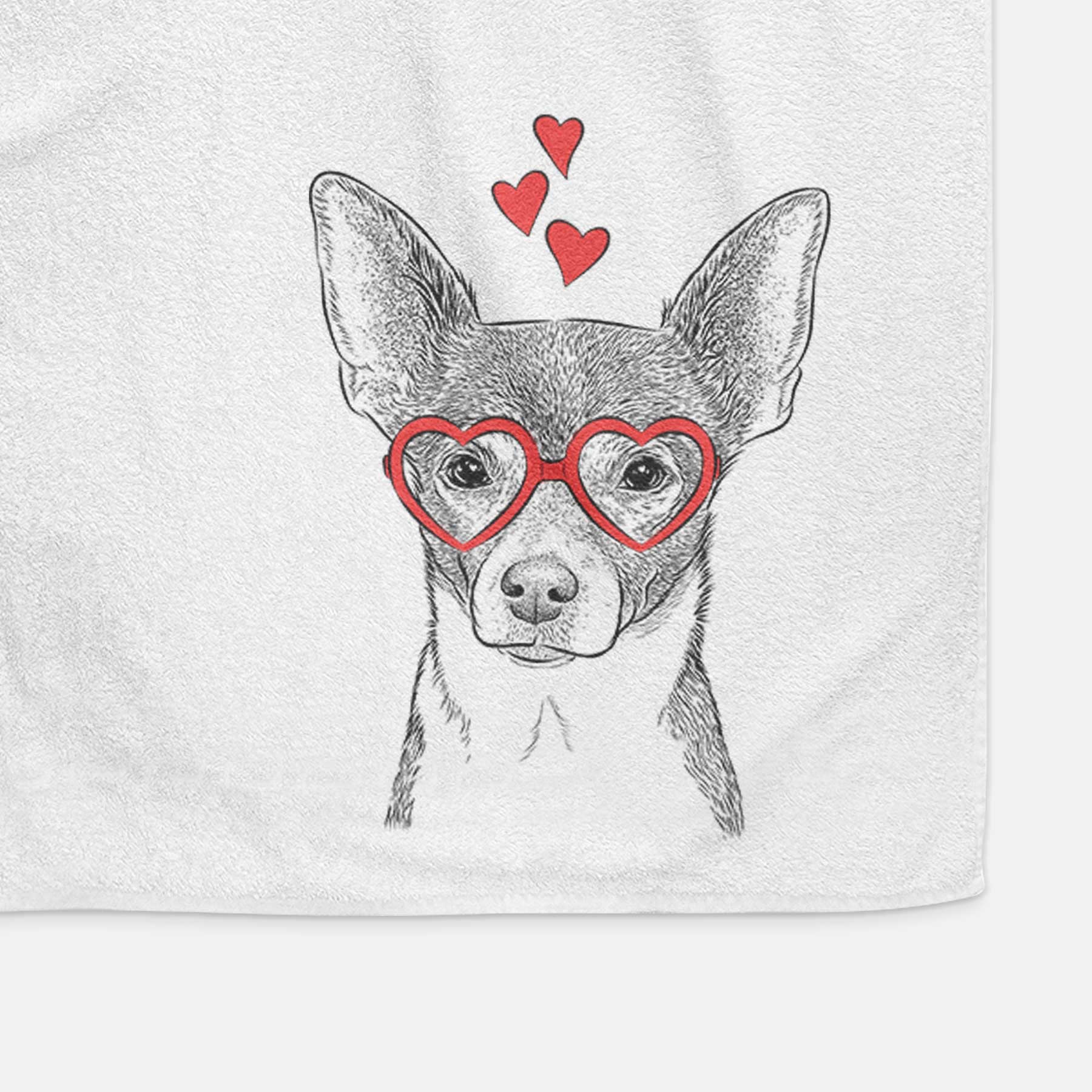 Peanut the Chihuahua Decorative Hand Towel