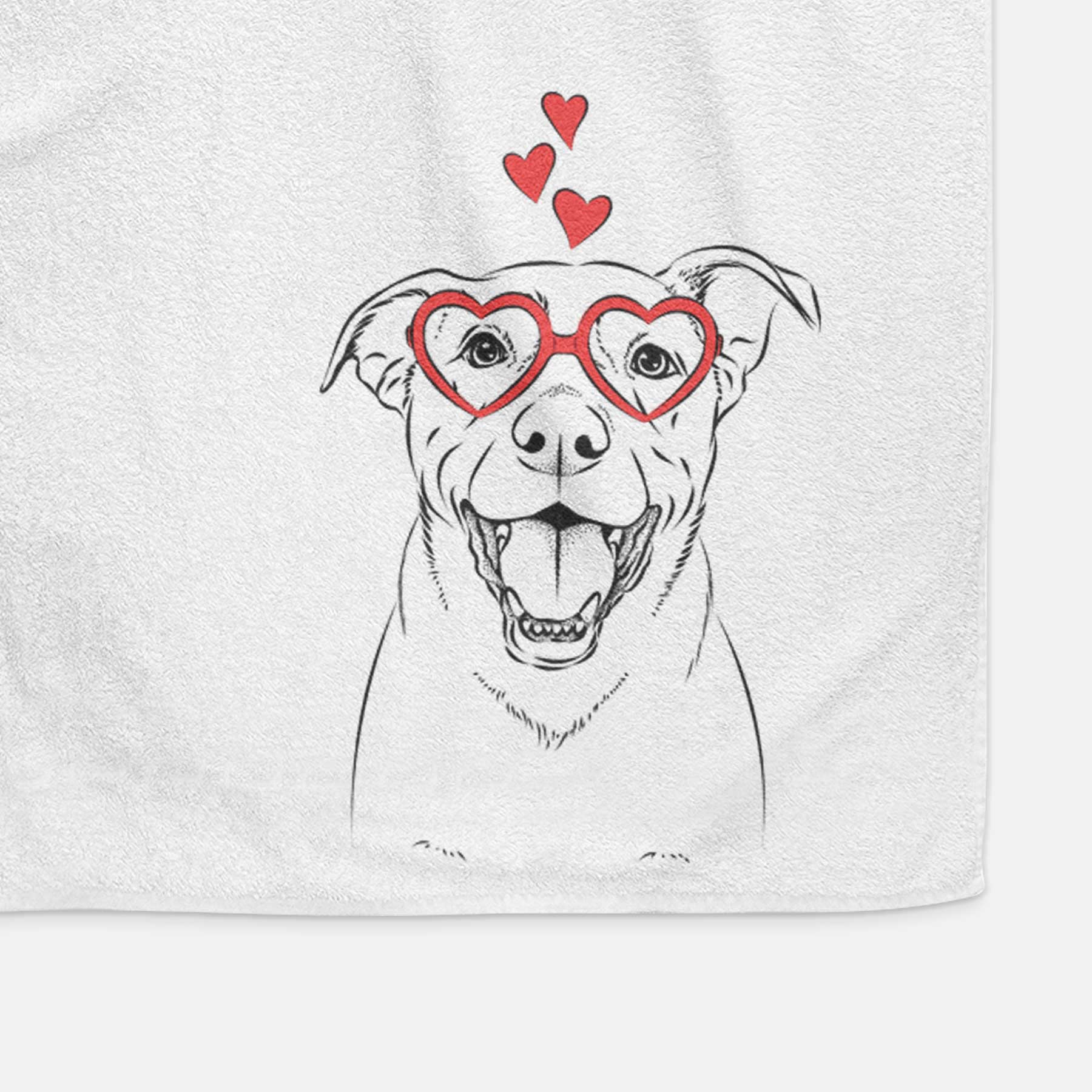 Pele the Lab Mix Decorative Hand Towel