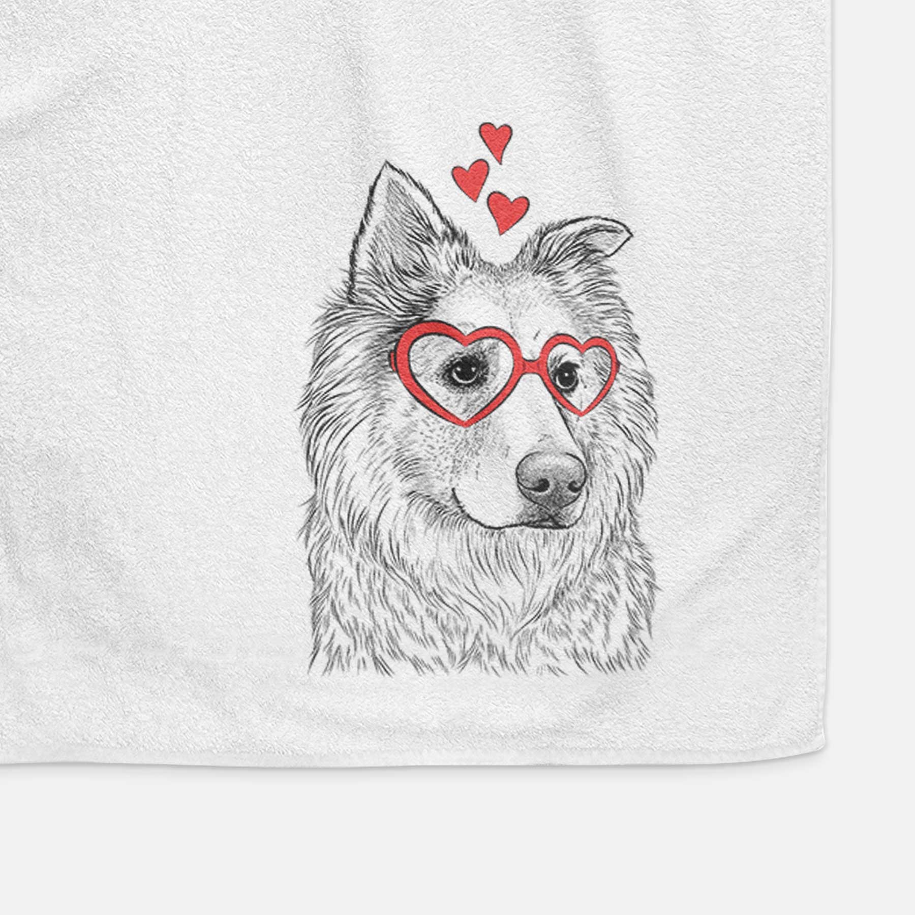 Penny the Chow Mix Decorative Hand Towel