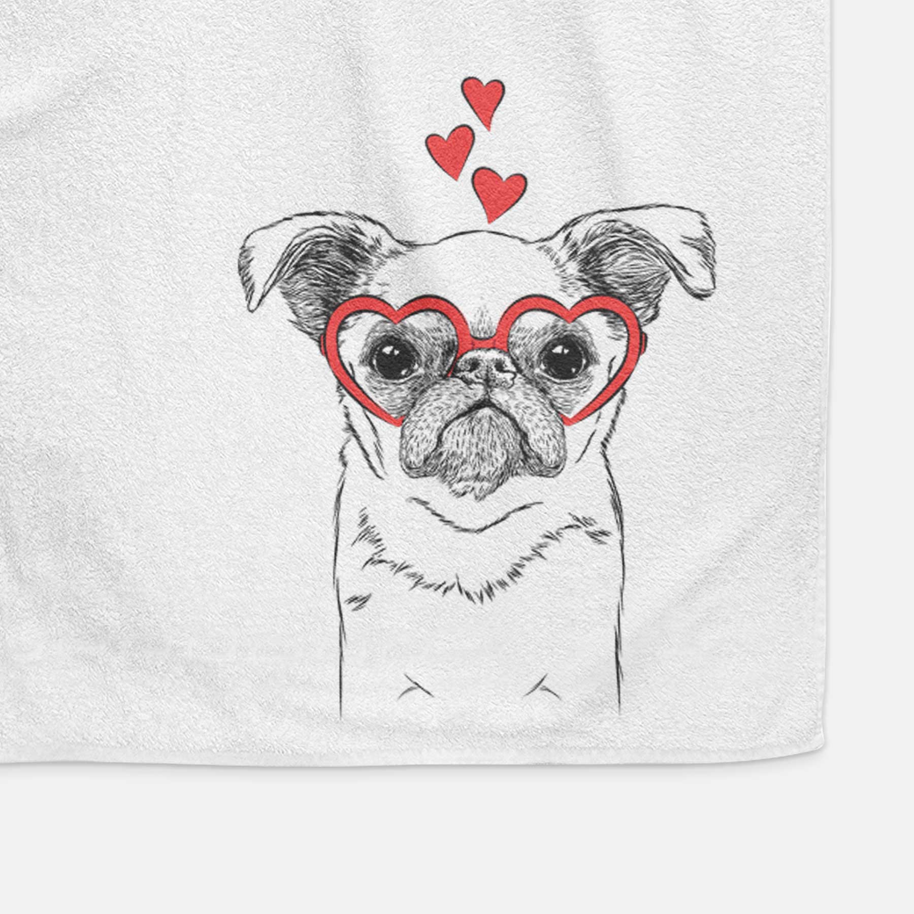 Petit Penny the Brussels Griffon Decorative Hand Towel