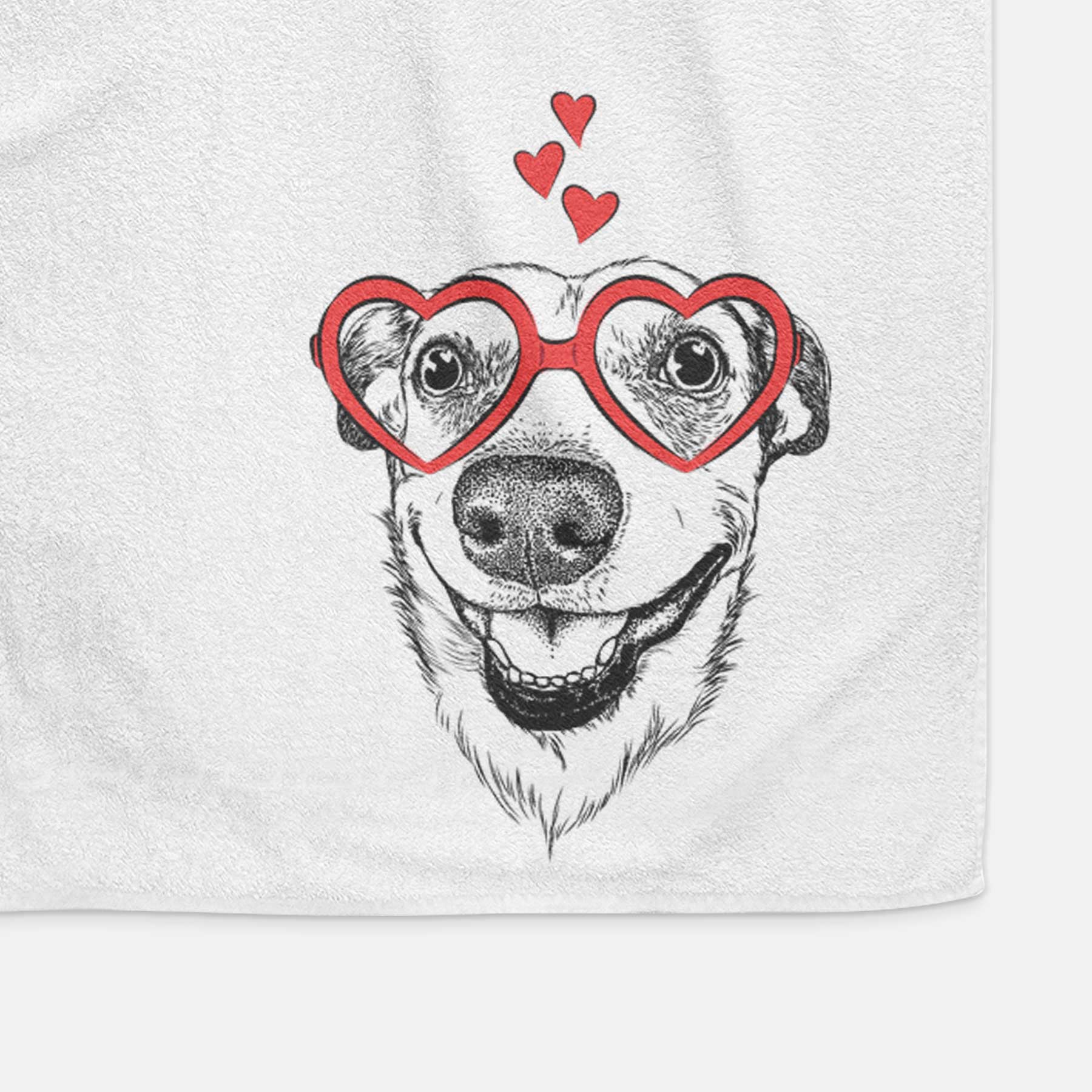 Petrah the Staffy Mix Decorative Hand Towel