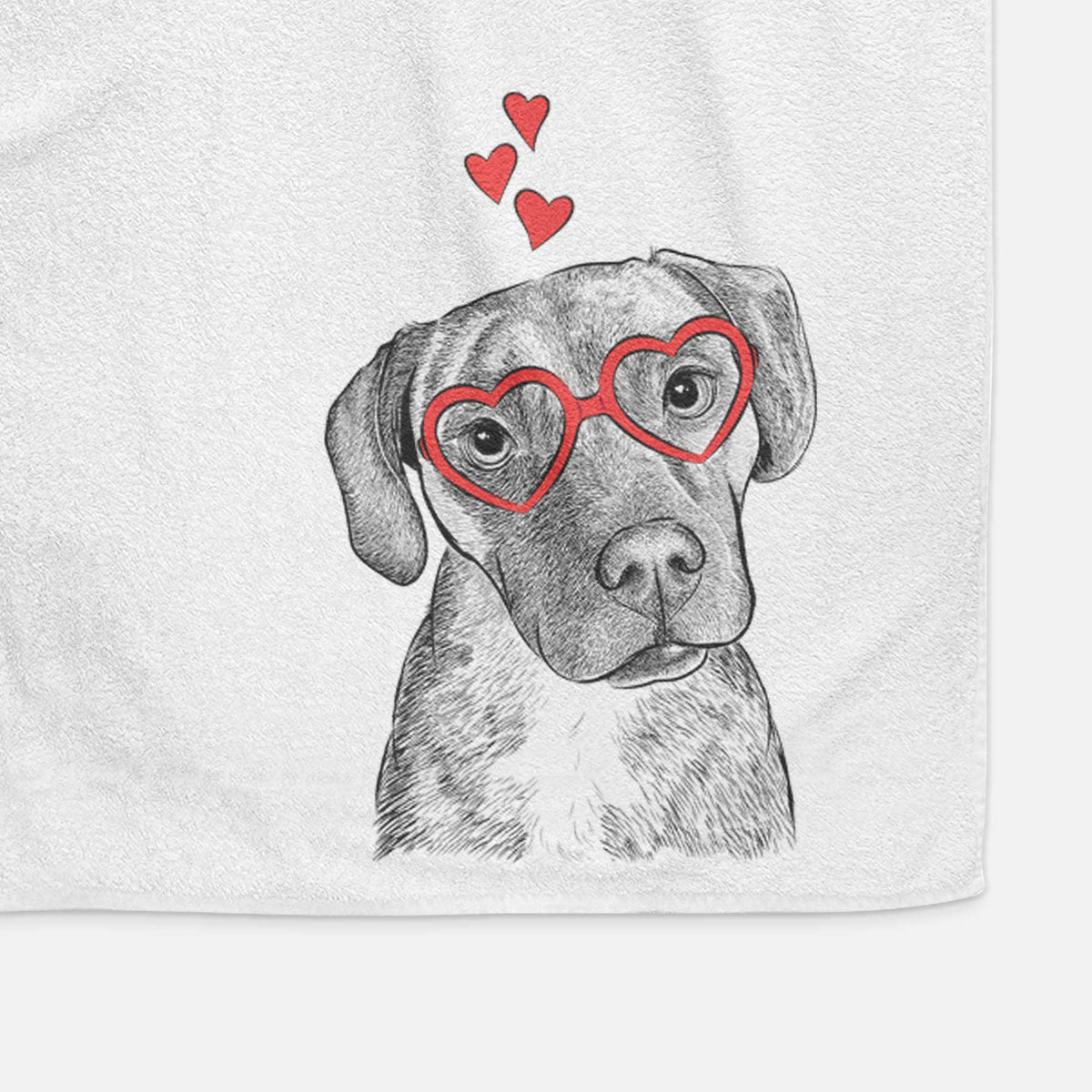 Peyton Manning the Beagle Bulldog Mix Decorative Hand Towel