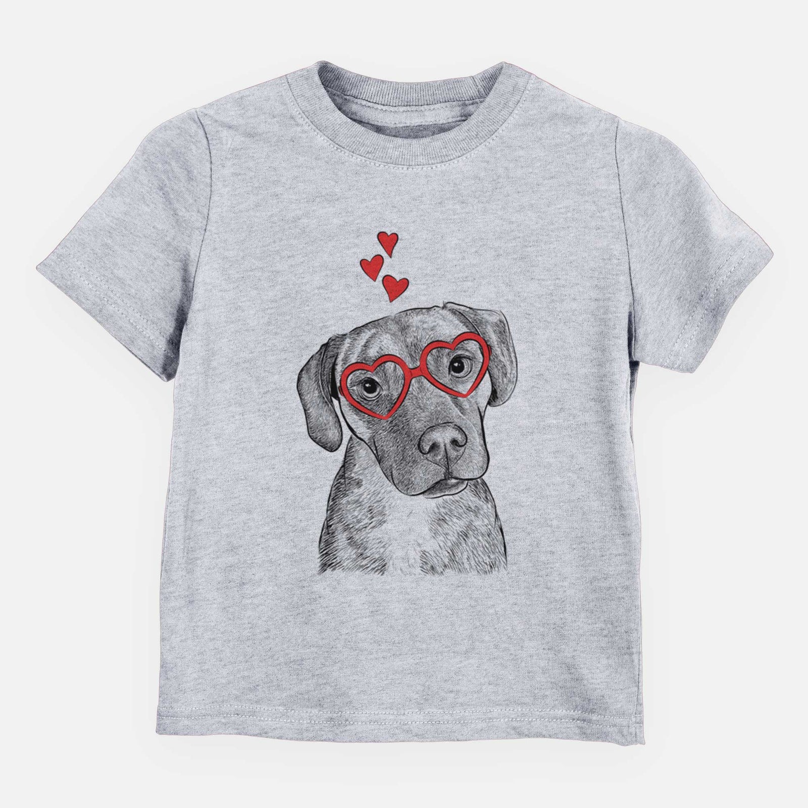 Valentine Peyton Manning the Beagle Bulldog Mix - Kids/Youth/Toddler Shirt