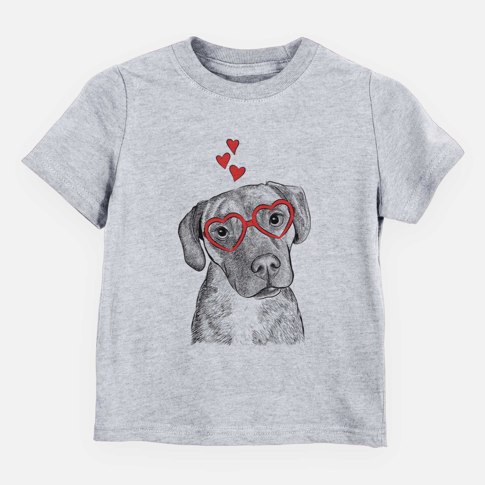 Valentine Peyton Manning the Beagle Bulldog Mix - Kids/Youth/Toddler Shirt