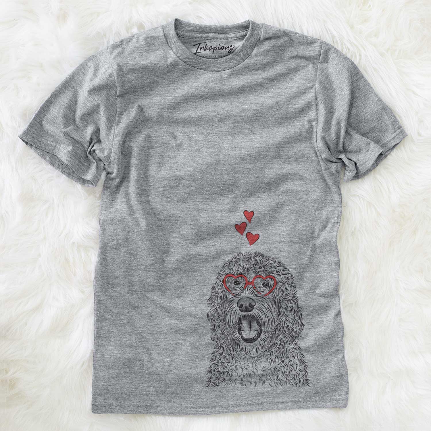 Valentine Phillip the Portuguese Water Dog - Unisex Crewneck