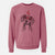 Valentine Piggy the Beagle Mix - Unisex Pigment Dyed Crew Sweatshirt