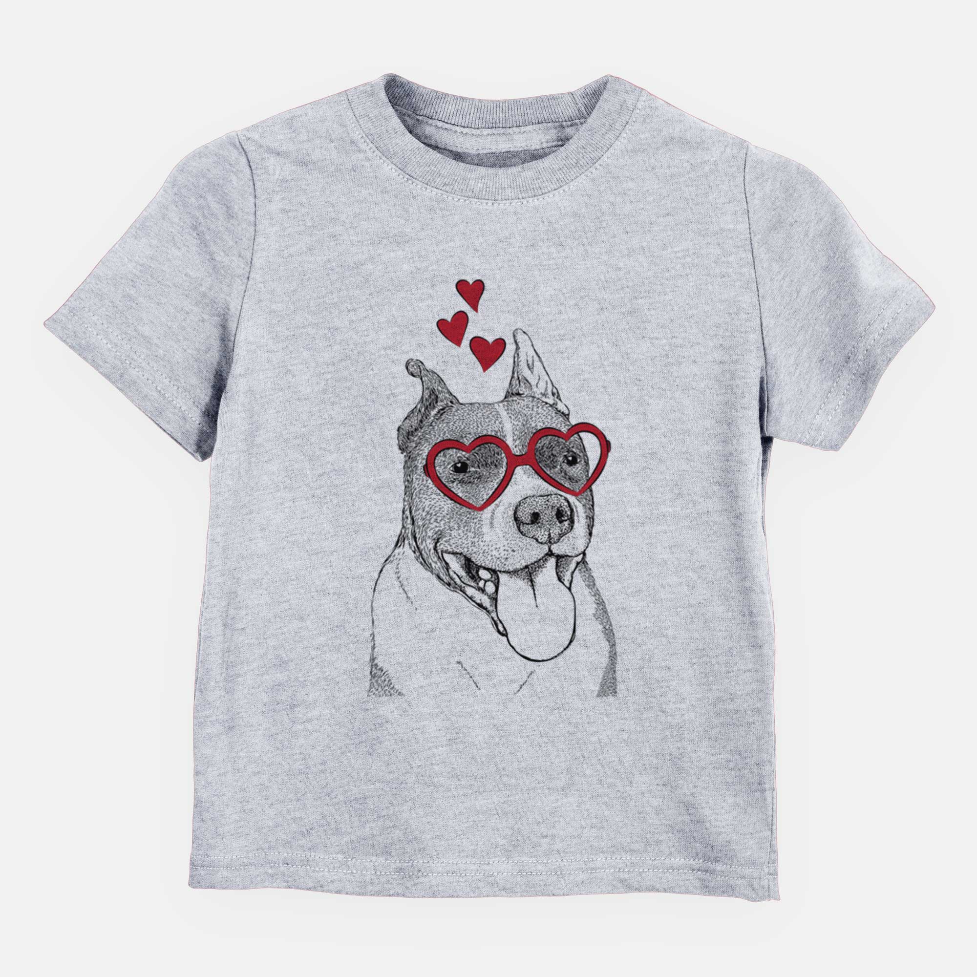 Valentine Piggy the American Staffordshire Terrier - Kids/Youth/Toddler Shirt