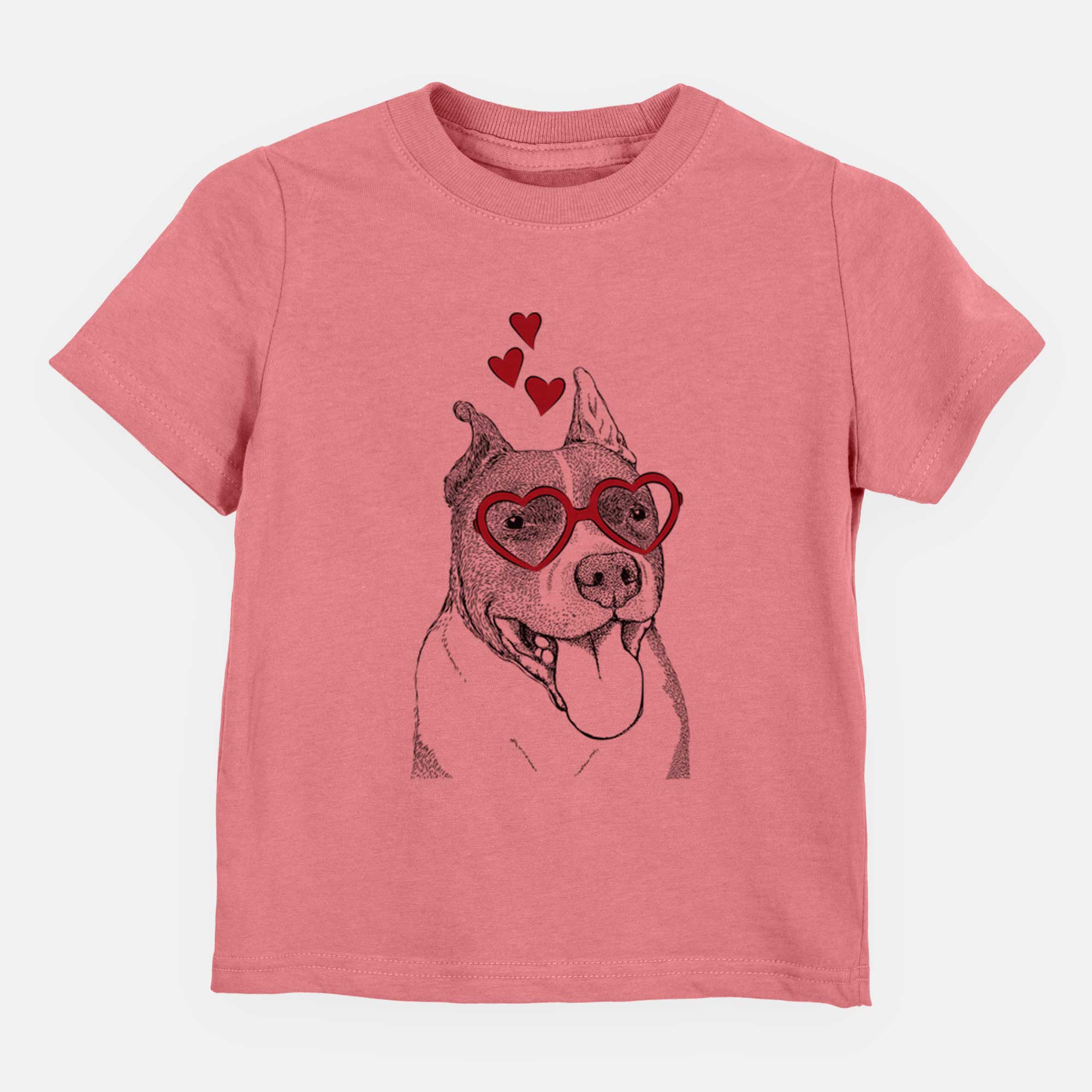 Valentine Piggy the American Staffordshire Terrier - Kids/Youth/Toddler Shirt