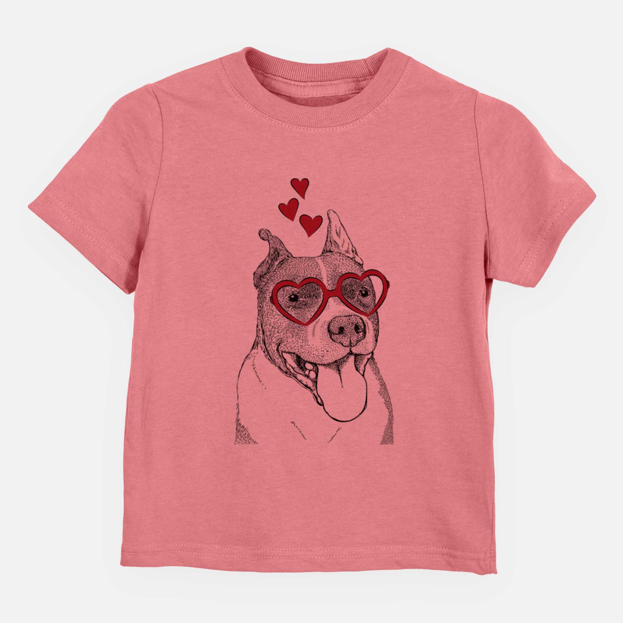 Valentine Piggy the American Stafforsdhire Terrier - Kids/Youth/Toddler Shirt