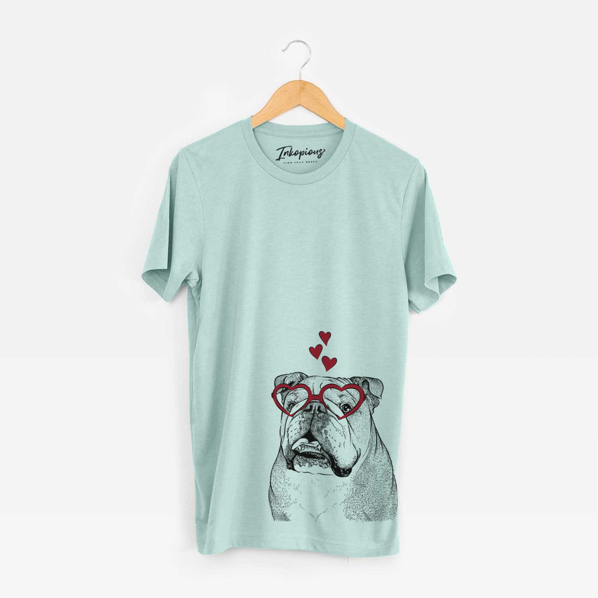 Piggy the English Bulldog - Bella Canvas Unisex Crewneck
