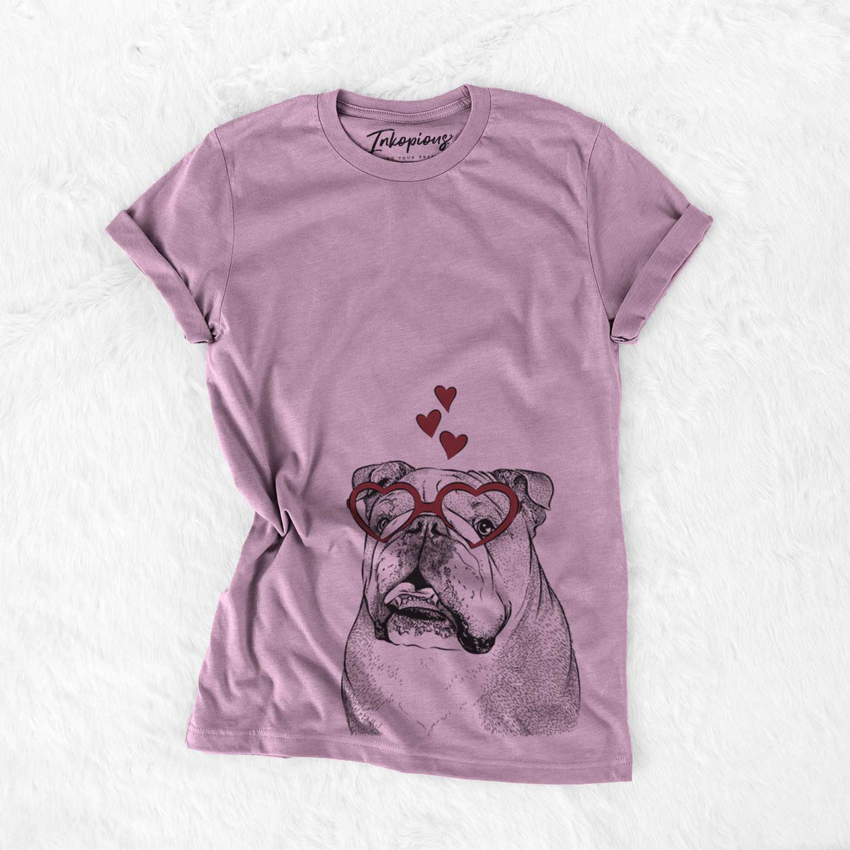 Piggy the English Bulldog - Bella Canvas Unisex Crewneck