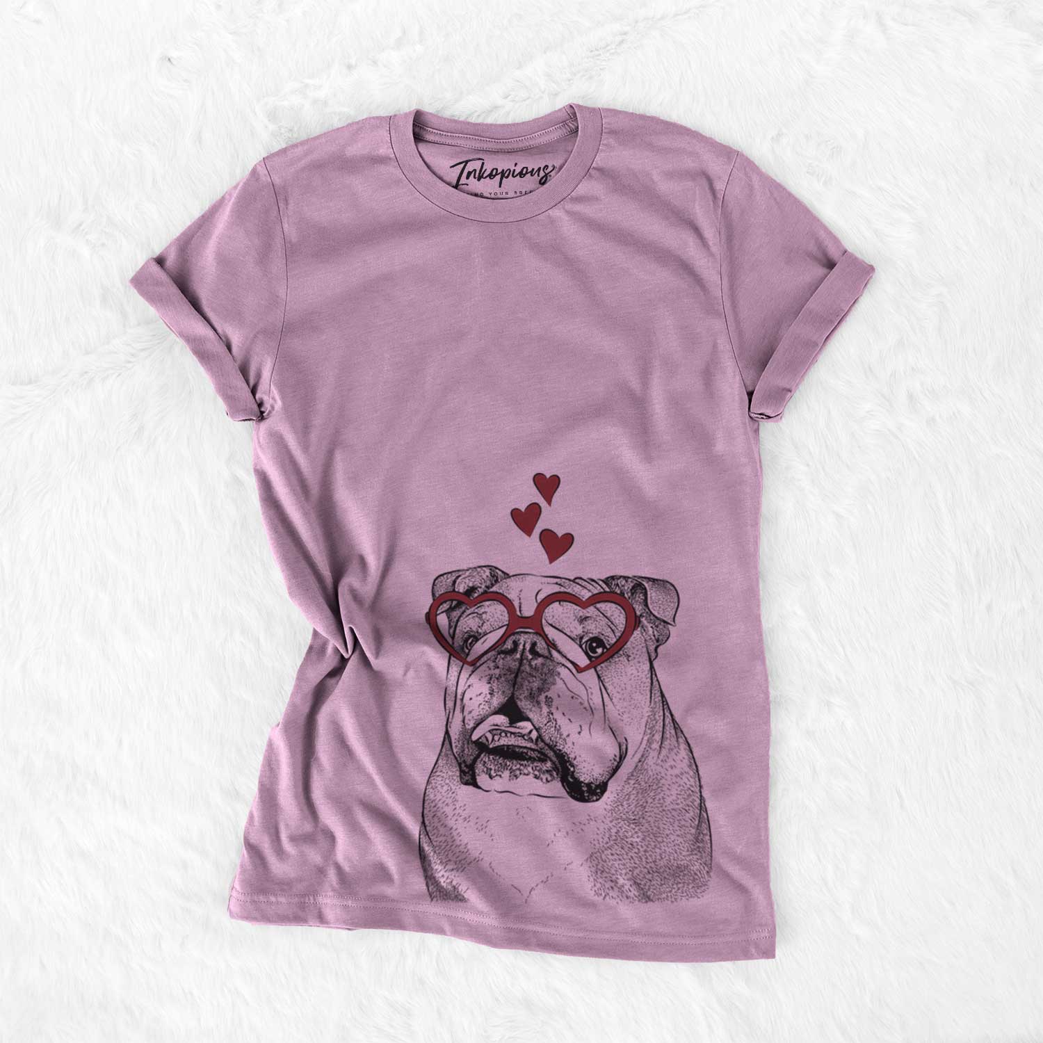 Piggy the English Bulldog - Bella Canvas Unisex Crewneck