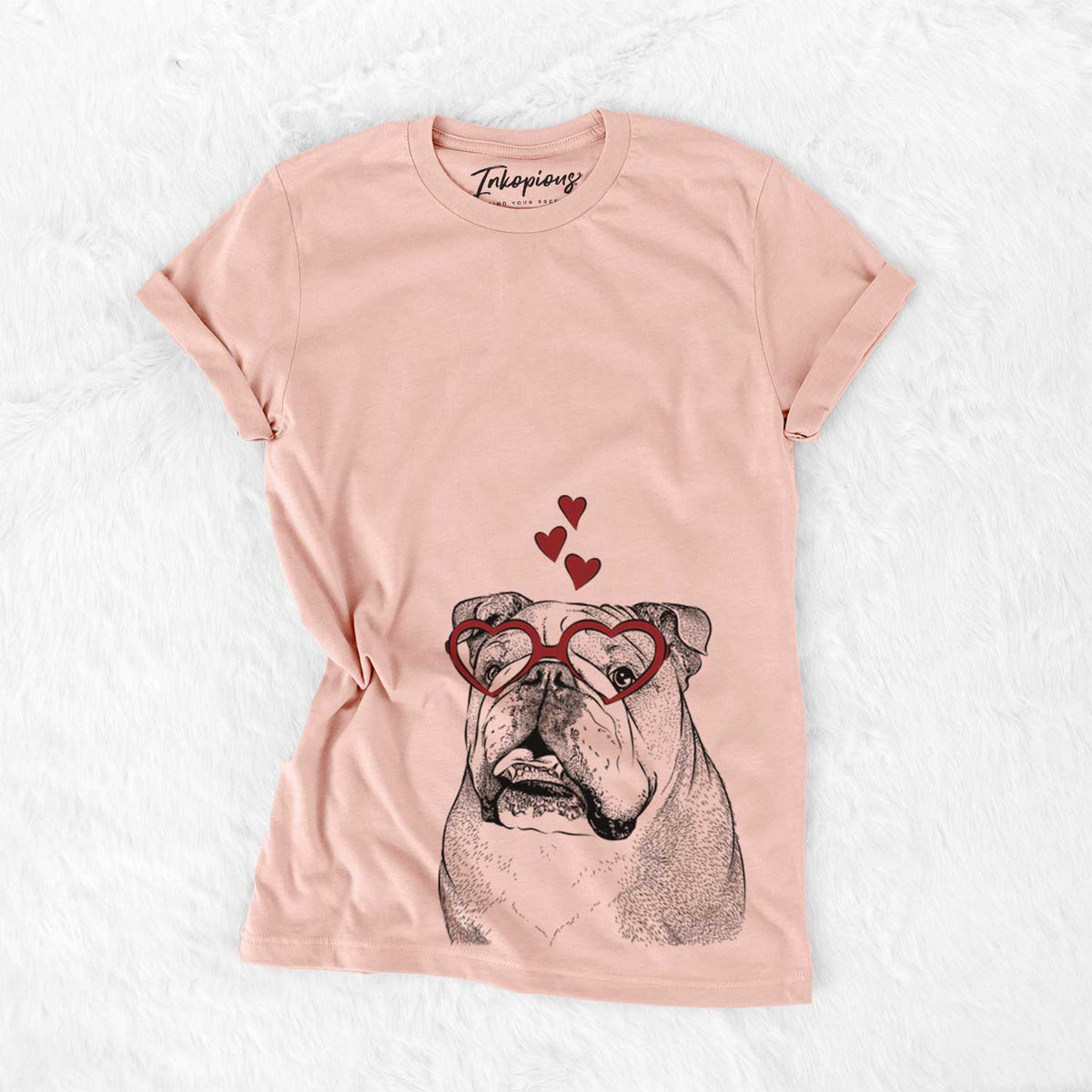 Piggy the English Bulldog - Bella Canvas Unisex Crewneck