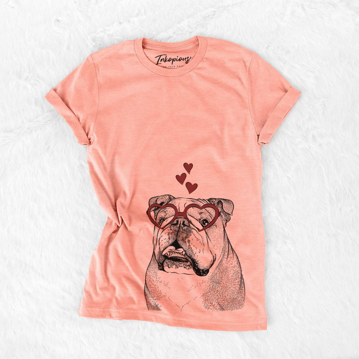 Piggy the English Bulldog - Bella Canvas Unisex Crewneck