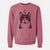 Valentine Pinky the Tuxedo Cat - Unisex Pigment Dyed Crew Sweatshirt