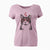 Valentine Pinky the Tuxedo Cat - Women's V-neck Shirt