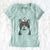 Valentine Pinky the Tuxedo Cat - Women's V-neck Shirt