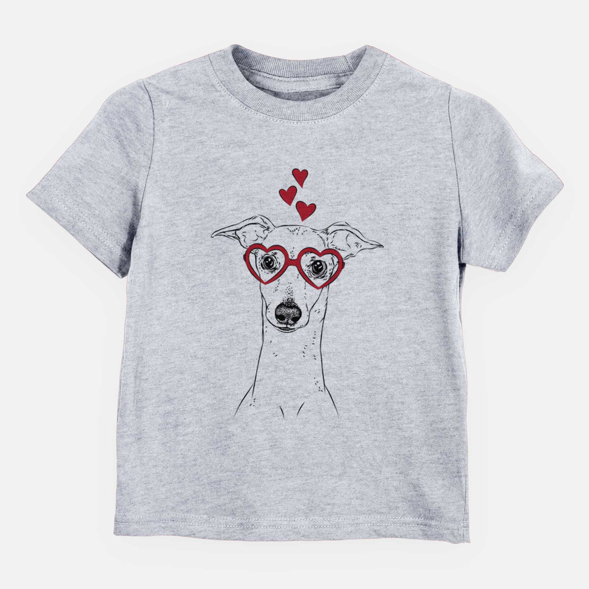 Valentine Pip the Italian Greyhound - Kids/Youth/Toddler Shirt