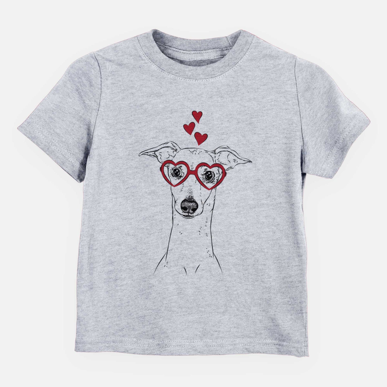 Valentine Pip the Italian Greyhound - Kids/Youth/Toddler Shirt