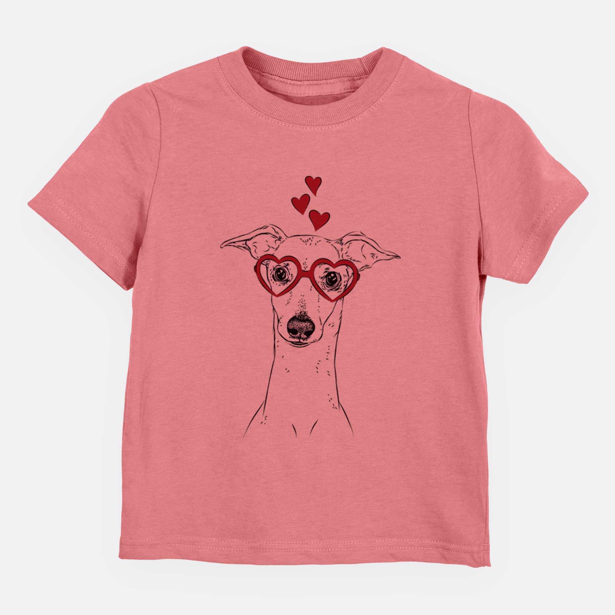 Valentine Pip the Italian Greyhound - Kids/Youth/Toddler Shirt