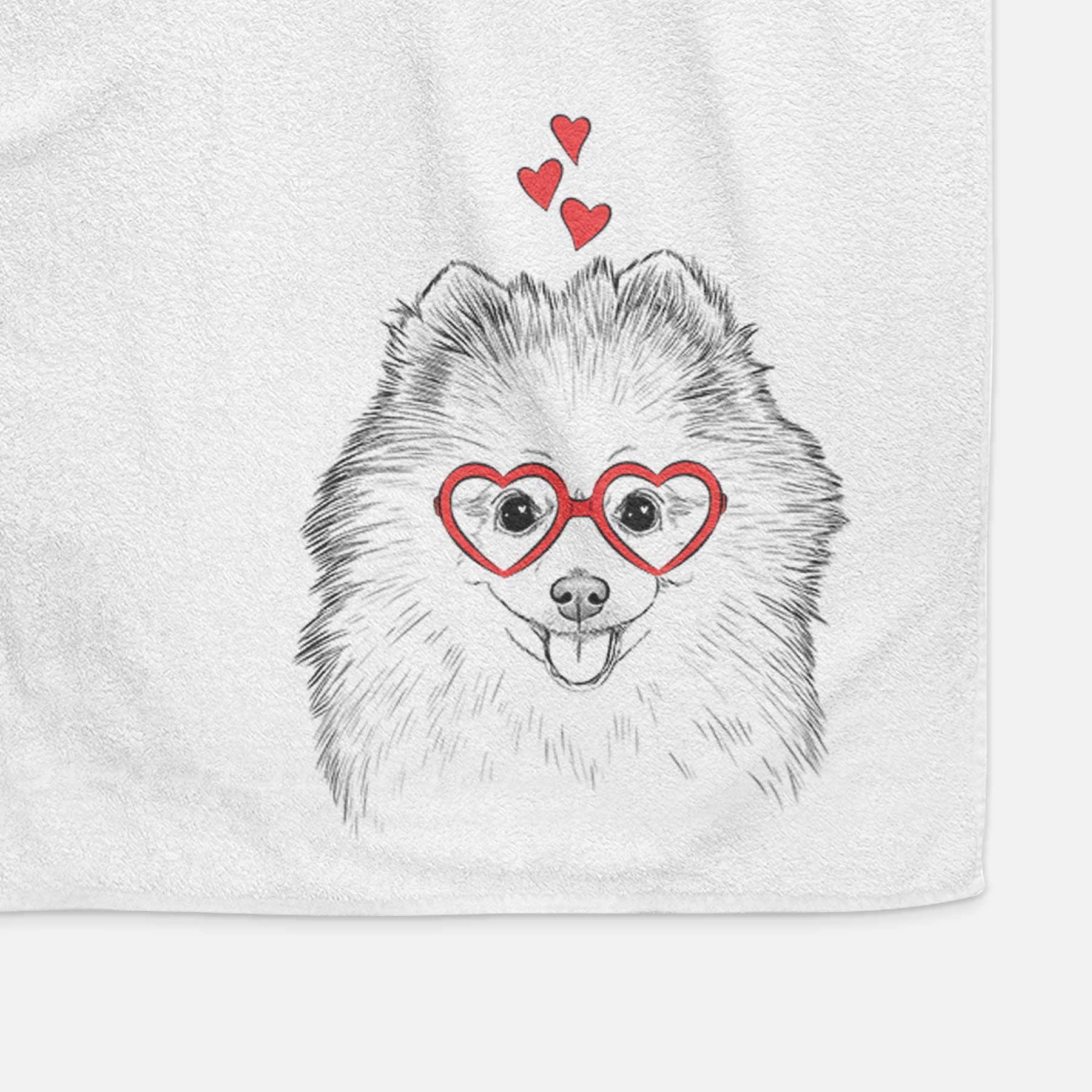 Piper Jo the Pomeranian Decorative Hand Towel