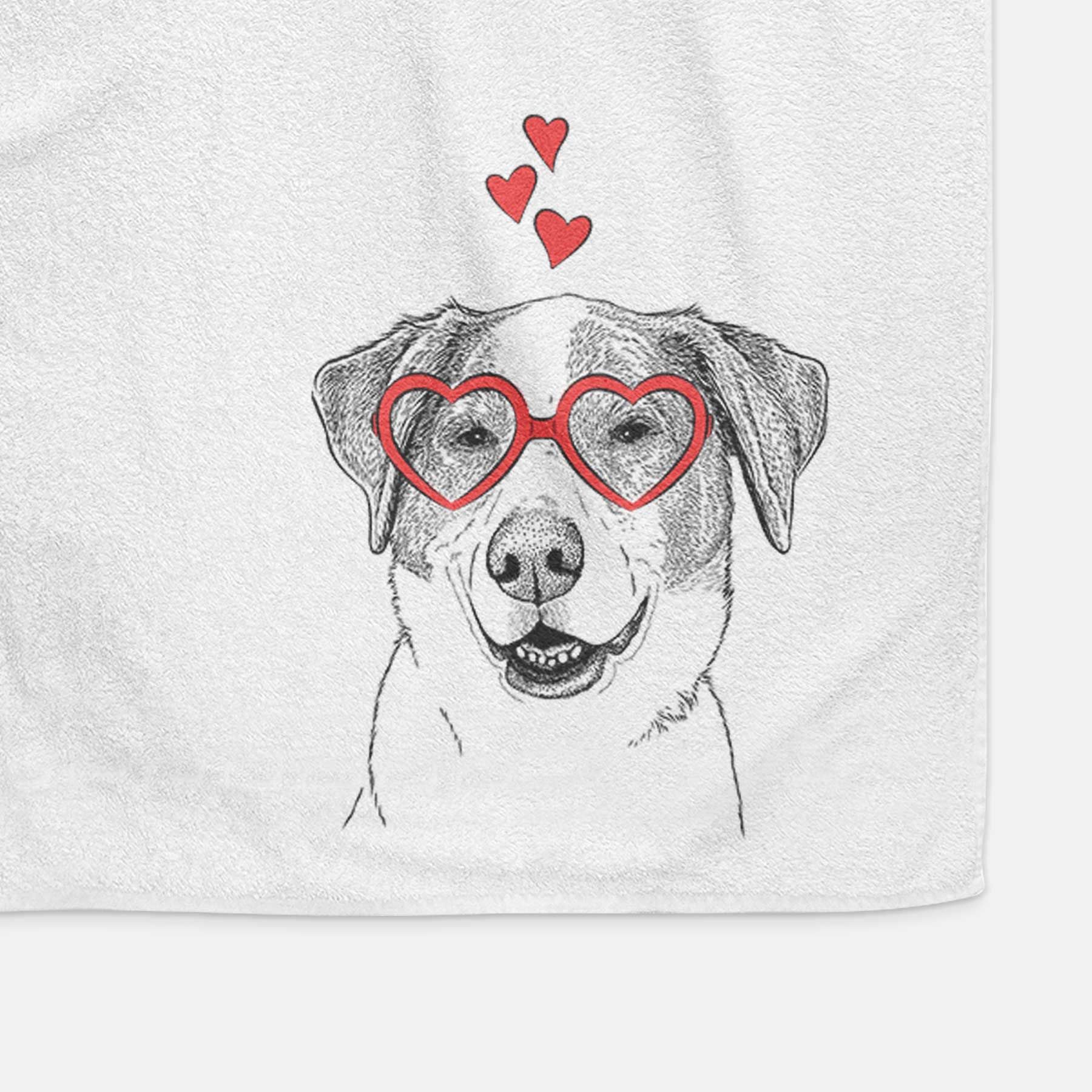 Piper Pilot the Hound Mix Decorative Hand Towel