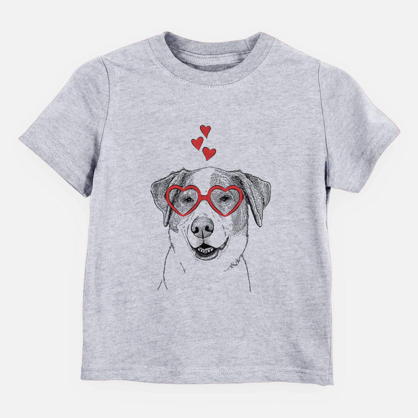 Valentine Piper Pilot the Hound Mix - Kids/Youth/Toddler Shirt