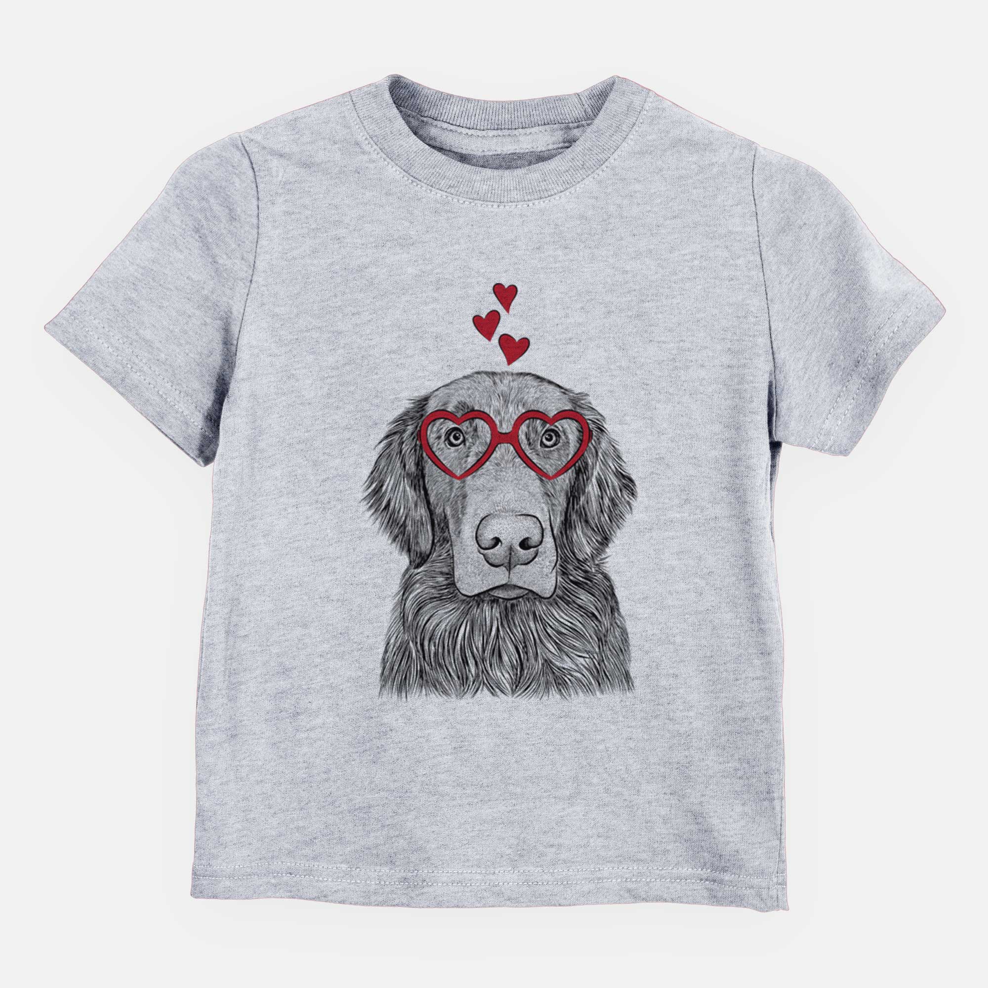 Valentine Pippin the Flat Coated Retriever - Kids/Youth/Toddler Shirt