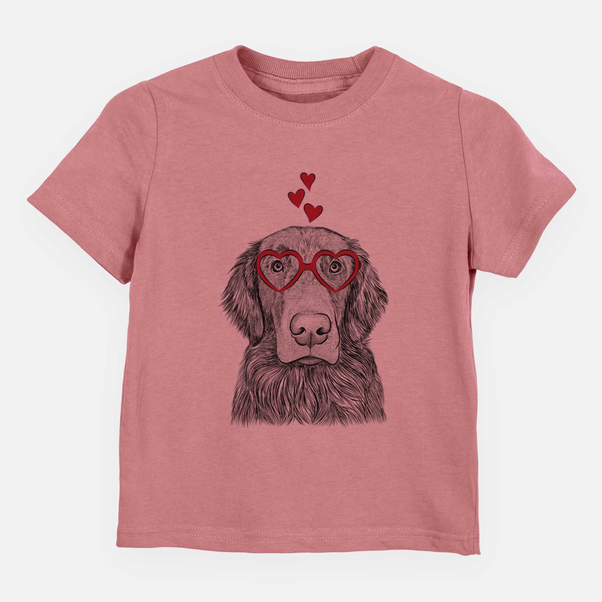 Valentine Pippin the Flat Coated Retriever - Kids/Youth/Toddler Shirt