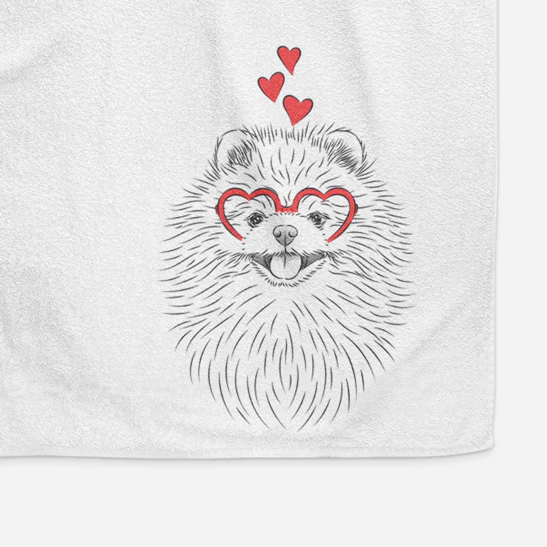 Pirro the Pomeranian Decorative Hand Towel