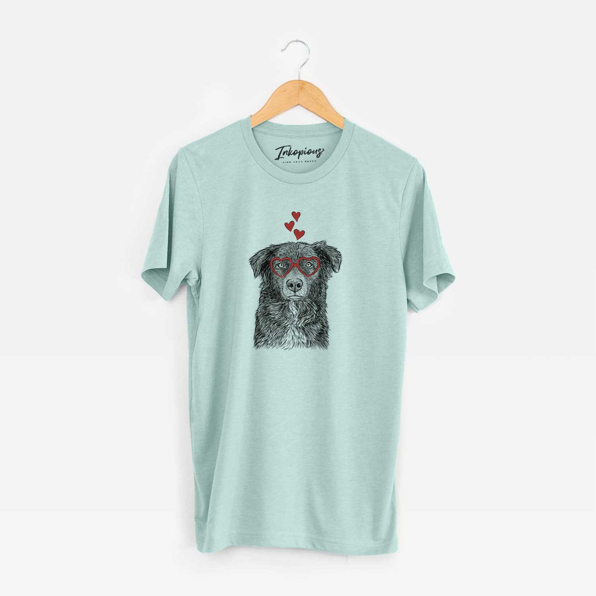 Valentine Pixel the Australian Shepherd - Unisex Crewneck