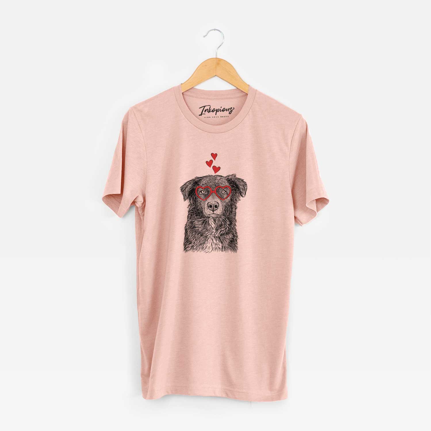 Valentine Pixel the Australian Shepherd - Unisex Crewneck