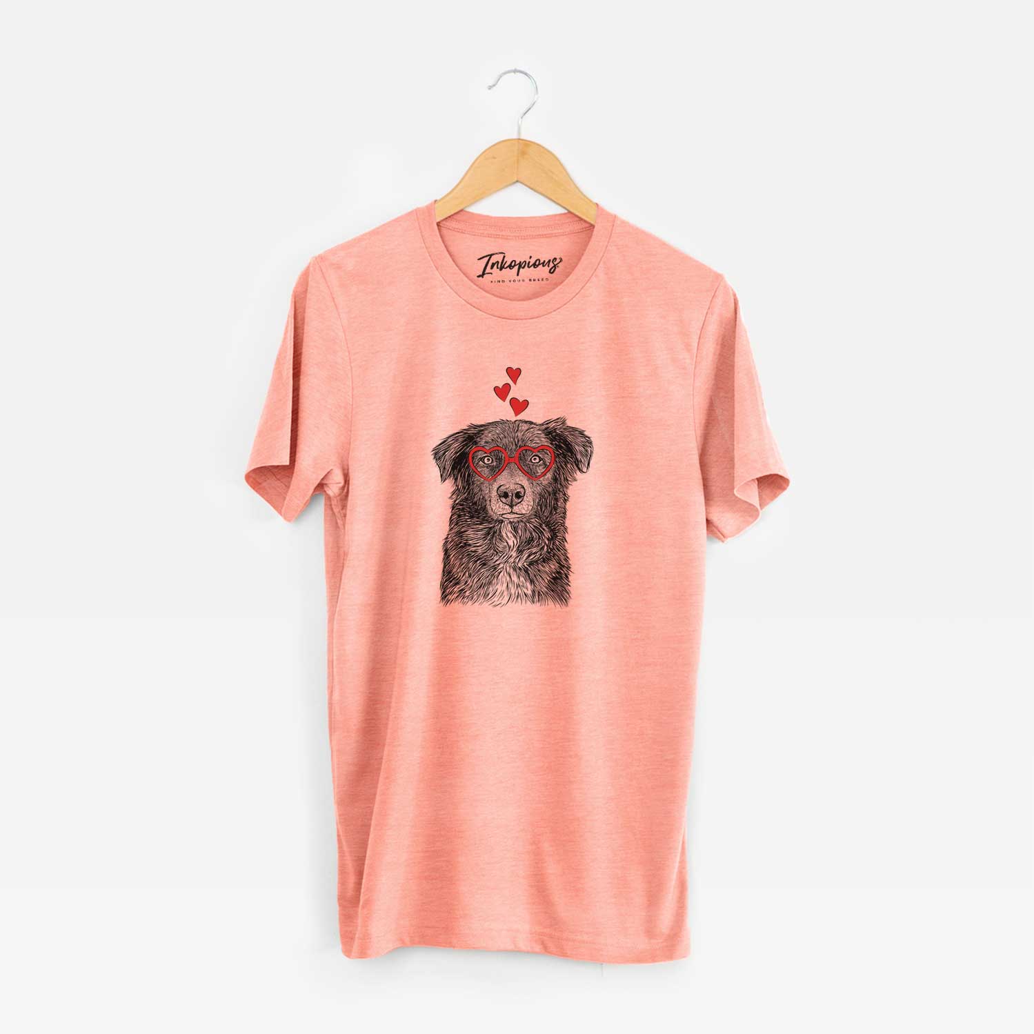 Valentine Pixel the Australian Shepherd - Unisex Crewneck