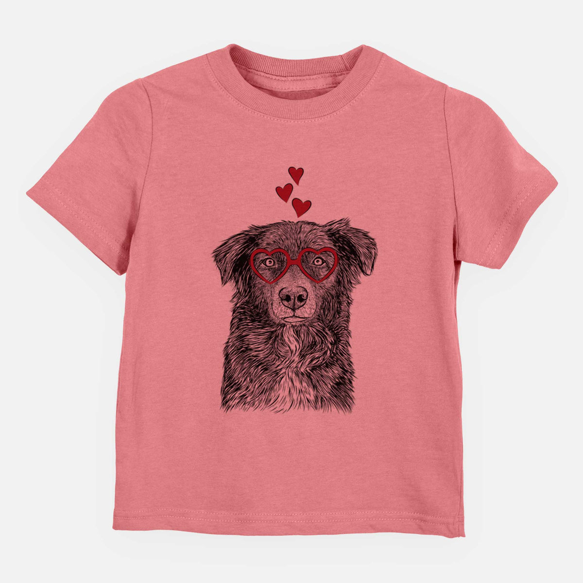 Valentine Pixel the Australian Shepherd - Kids/Youth/Toddler Shirt